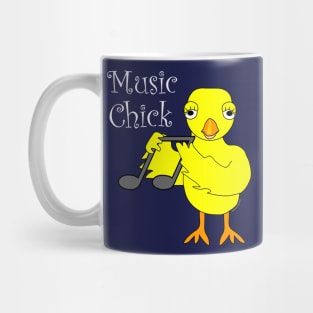 Music Chick Text Mug